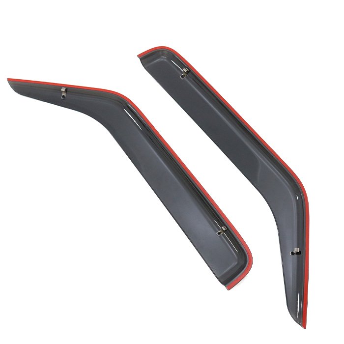 マツダ AZオフロード JM23W ドアバイザー 1台分セット ブラック