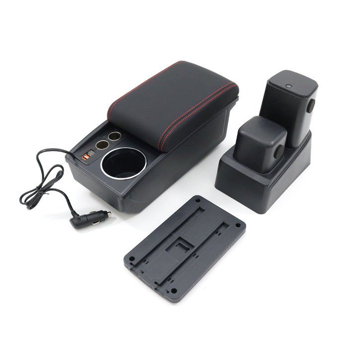 4055@2516　フィット　GE6　前期　アームレストコンソール　レザー　純正　X2 | フィット GE6 GE7 GE8 GE9 対応 アームレスト コンソール