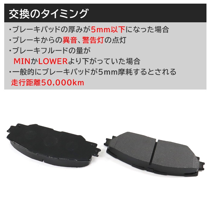 フロント ブレーキパッド 前 左右 04465-42150 互換品 60系