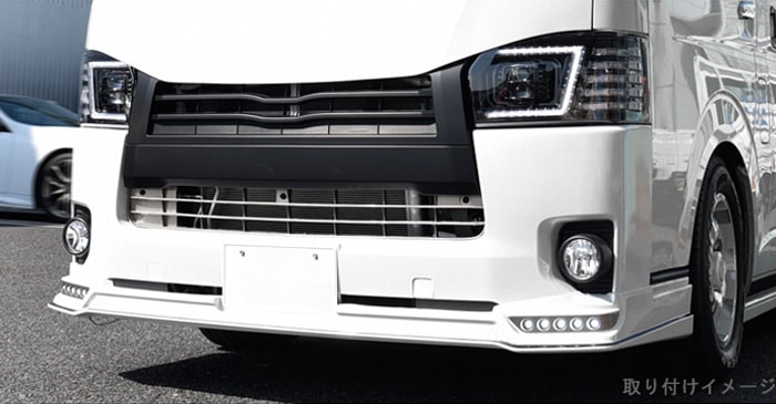 ハイエース 200系 4型 標準 ベンチュリー タイプ マットブラック