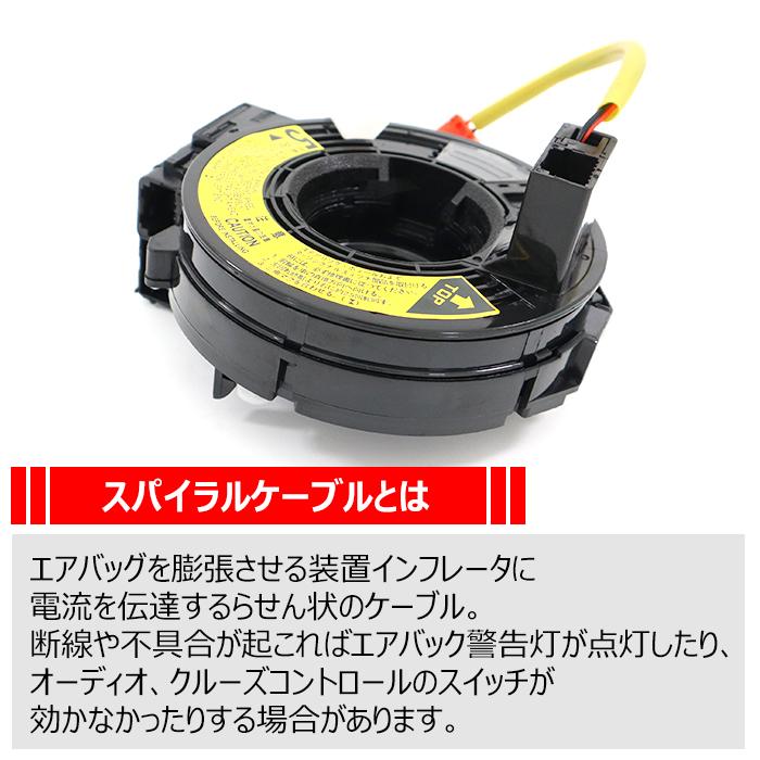 スパイラルケーブル ロールコネクタ 84306-58011 互換品 6ヵ月