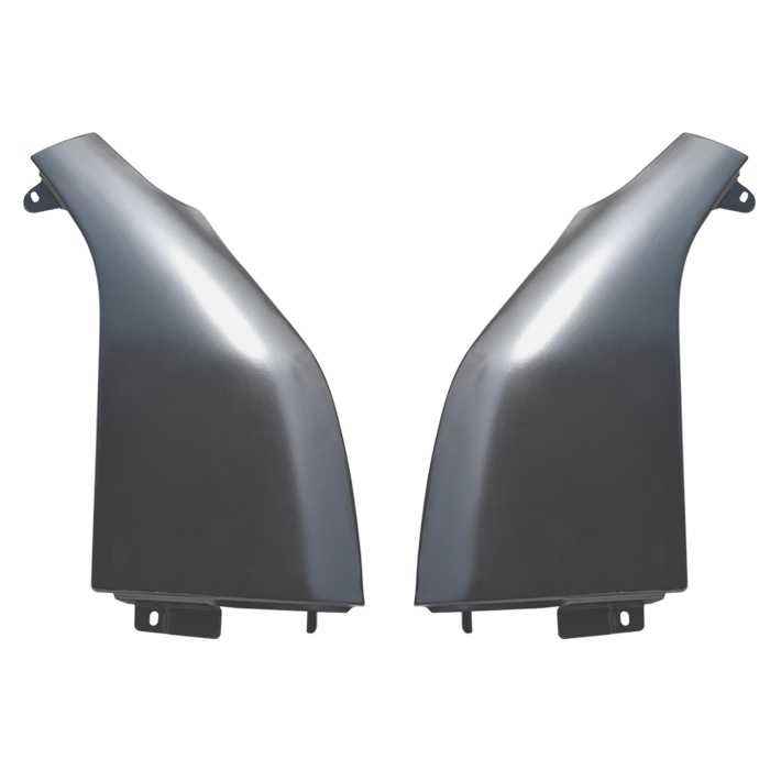 ハイエース200系4型スチール製コーナーパネル新色黒(220)塗装済 200系ハイエース スチール製 コーナーパネル 左右セット 未塗装