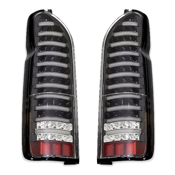 200系ハイエース フルLED フルファイバー テールランプ 左右セット