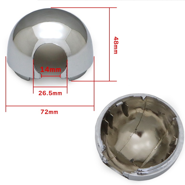 三菱ふそう 20キャンター 標準 ワイド 等 メッキ ミラー ステー