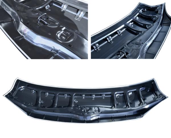 ハイエース/ワイド用 クールフェイスボンネット 未塗装 200系ハイエース 標準ボディ BOXYSTYLE ユーロボンネット 未塗装