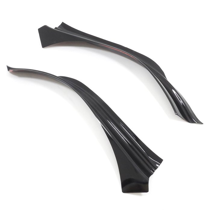 200系ハイエース フェンダーアーチカバー ピアノブラック 左右セット