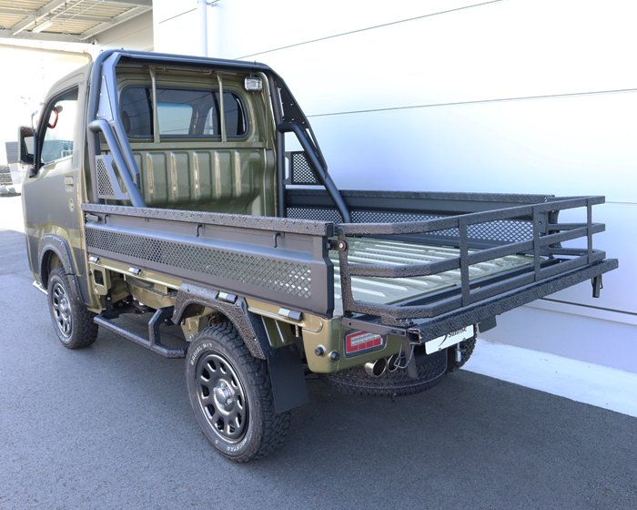 サンバートラック S500J S510J スクエア サイドガード ラプター塗装品