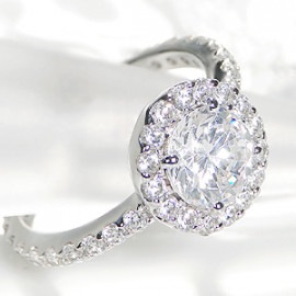 【顧客様専用】超大粒 1.0ct ダイヤモンド リング【1.65ctUP】 pt950　中央宝石研究所鑑定書付