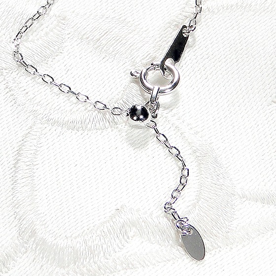 ブルーダイヤモンド 取り巻き ネックレス Pt950