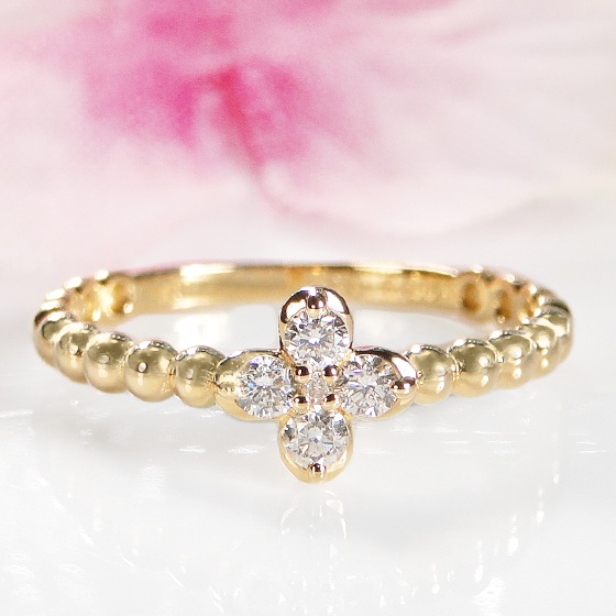 林ライス！K10ゴールド オープンリング 楽天市場】【Grow Open Ring】 K10/K18/Pt900 ダイヤモンド