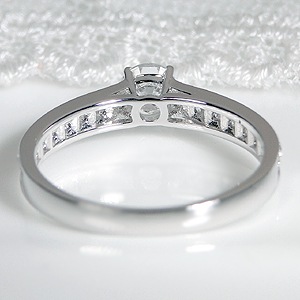 【中央宝研鑑定書付】pt950 中石 大粒0.3ct ハートアンドキューピッド ダイヤモンド リング【0.58ctUP】csr0302-pt