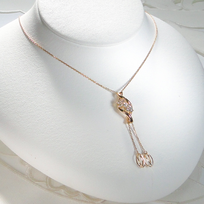 102,000円■K18YG♥Y字ロングネックレス ラリエット ALOHA MANA ハワイアンジュエリー ネックレス ラリエット ロング