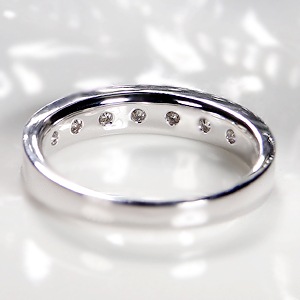 pt900【0.5ct】ダイヤモンド エタニティリング【ダイヤ】【ハーフエタニティ】