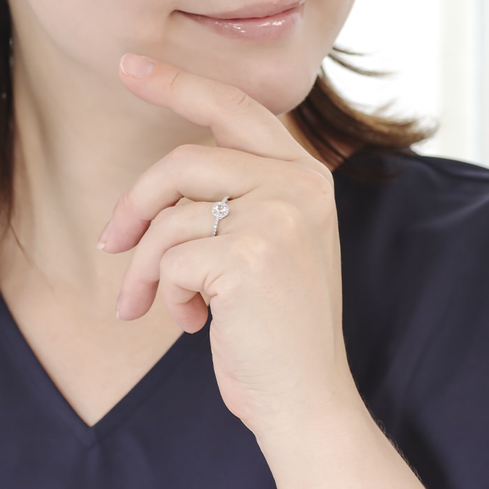 Pt950 ダイヤモンド リング【0.31ct】