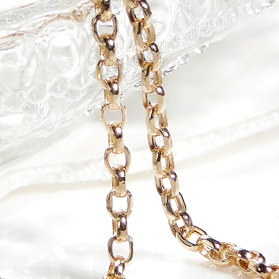 K18YG チェーンブレスレット