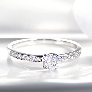 pt900 ダイヤモンド リング【0.35ct】csr0195-pt