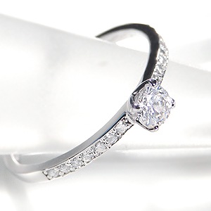 pt900 ダイヤモンド リング【0.35ct】csr0195-pt