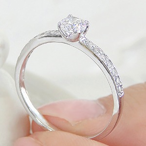 pt900 ダイヤモンド リング【0.35ct】csr0195-pt