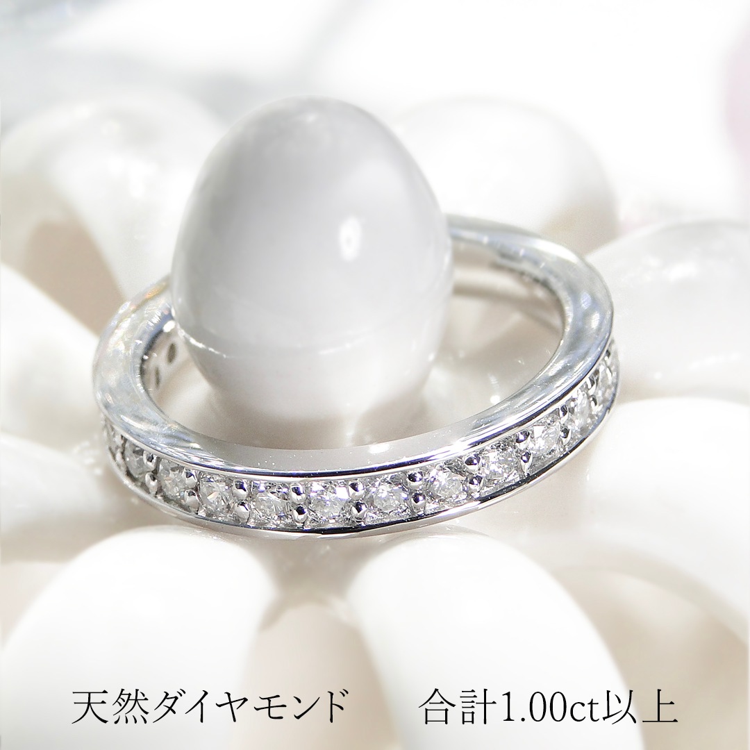 pt950 ハートアンドキューピッド ダイヤモンド フルエタニティリング【1.0ct】 　csr0089-pt950