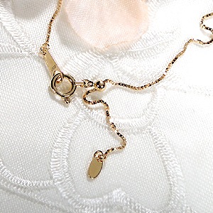 K18YG【1.0ct】ブラウンダイヤモンド ディスクパヴェネックレス