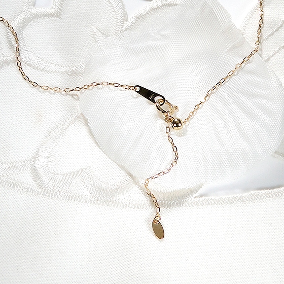 Pt950/K18YG 中石 0.3カラット ダイヤモンド 取り巻き ネックレス【0.39ct】