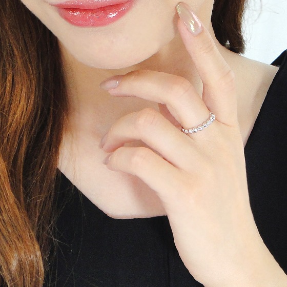 プラチナ 地金 ドットリング Pt950