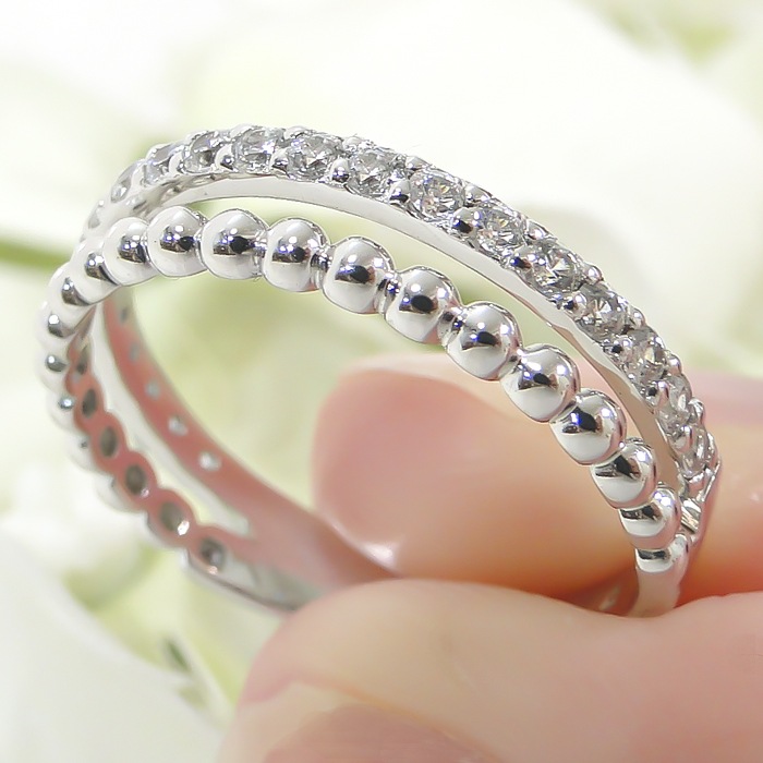 Pt950/K18YG/Pt950&K18YG ダイヤモンドリング【0.35ct】CSR0414