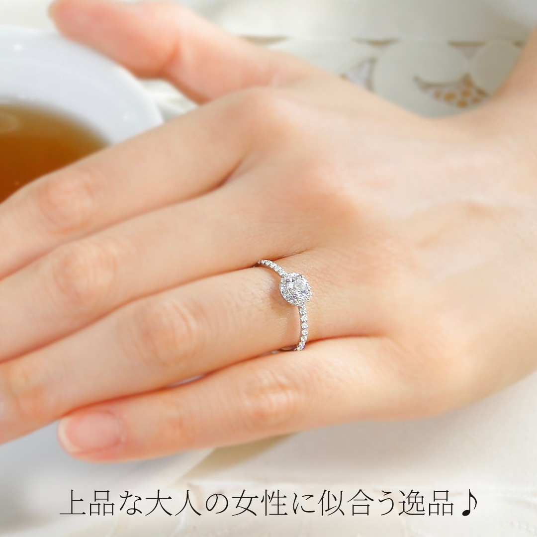 pt950 0.55ct　大粒 ハートアンドキューピッド ダイヤモンド リング　鑑別カード・専用ケース・スコープ付
