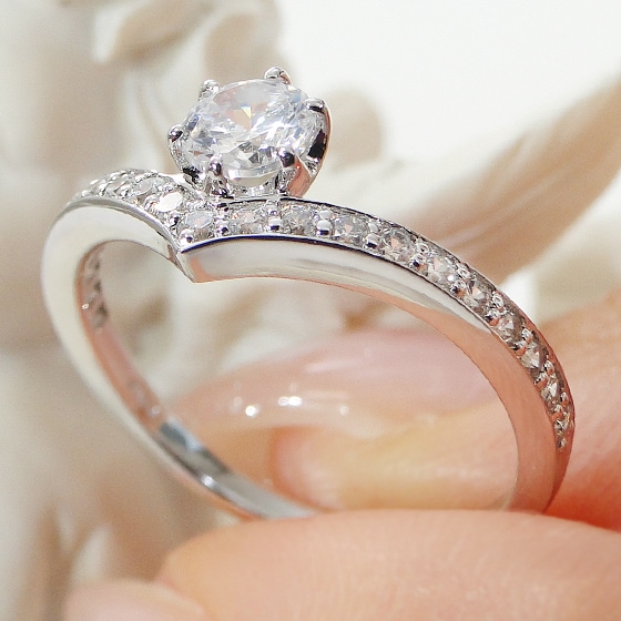 pairing・stamp】K18YG Diamond・silver950/thin ring | niruc