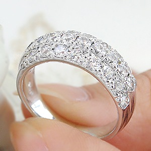 pt950 ハート＆キューピッド ダイヤモンド パヴェリング 【1.5ct】鑑別カード・スコープ付