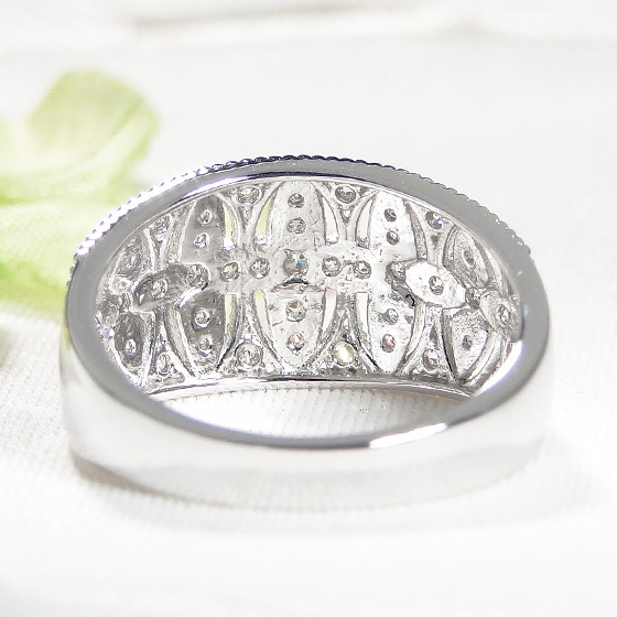 ダイヤモンド デザイン リング【0.36ct】 Pt950