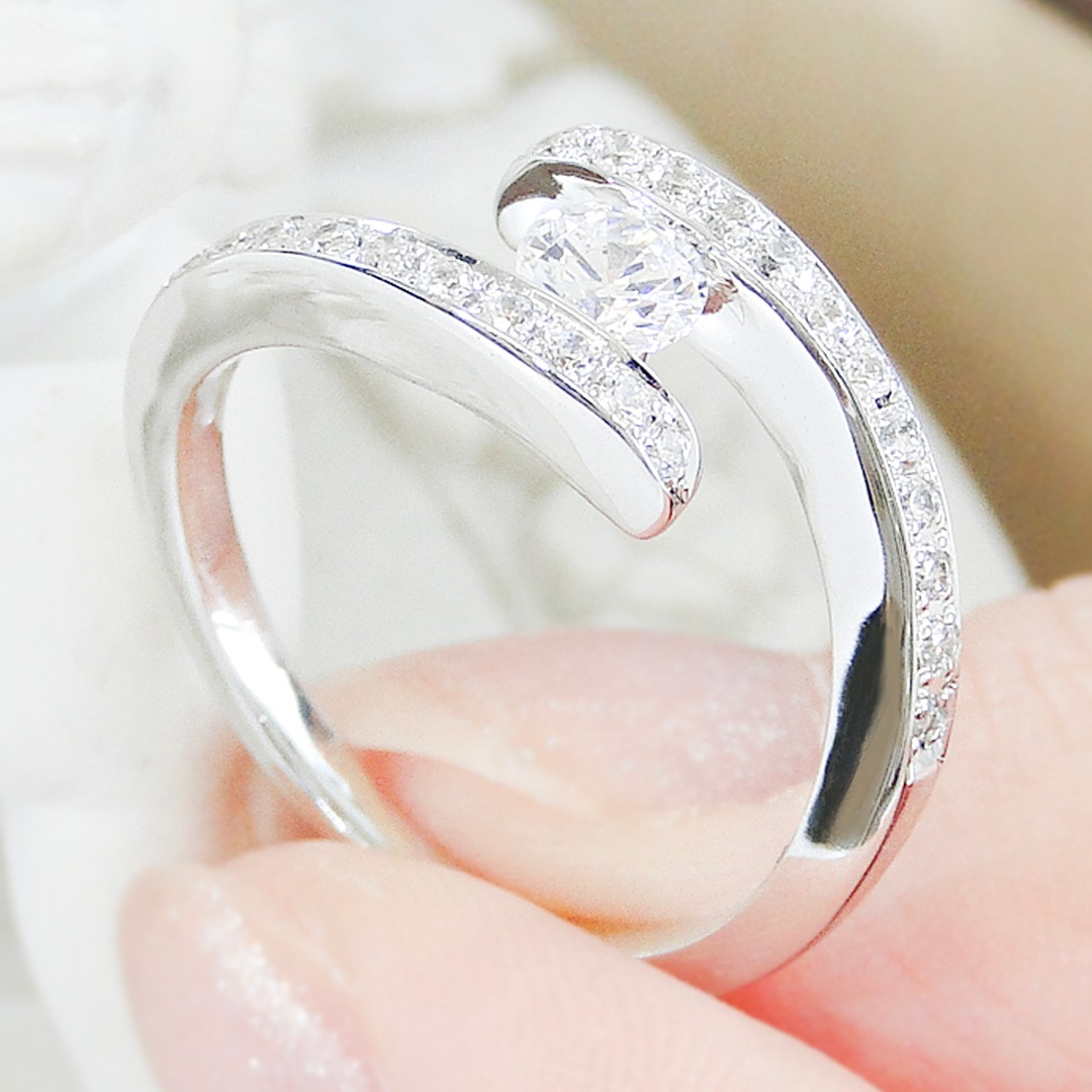 pt900【0.54ct】ダイヤモンド リング　csr0213-pt