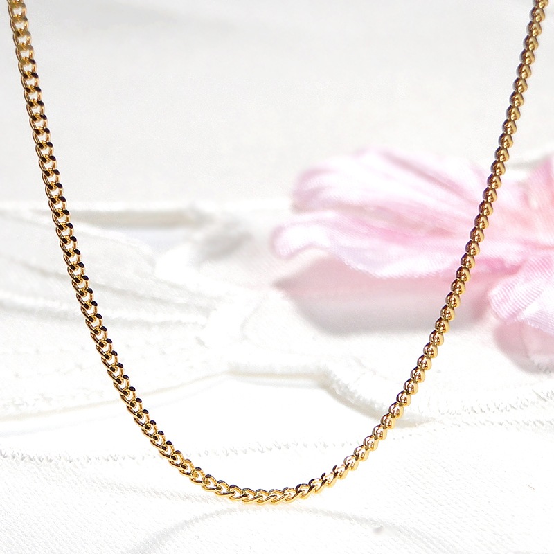 純金 K24 ２面 喜平チェーンネックレス 45cm