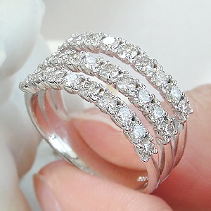 pt900 ダイヤモンド リング【1.3ct】