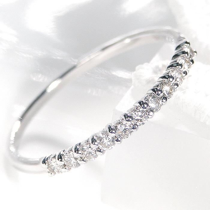 プラチナ950 ダイヤモンド エタニティリング 【0.2ct】
