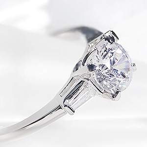 pt950 ダイヤモンド リング【1.20ct 】中石大粒1カラット