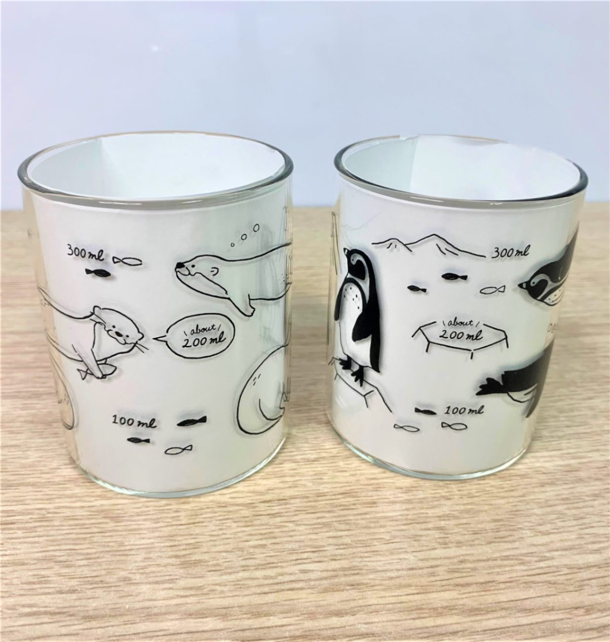 アニマルグラスマグ (カワウソ/ペンギン) | サンシャイン水族館 online