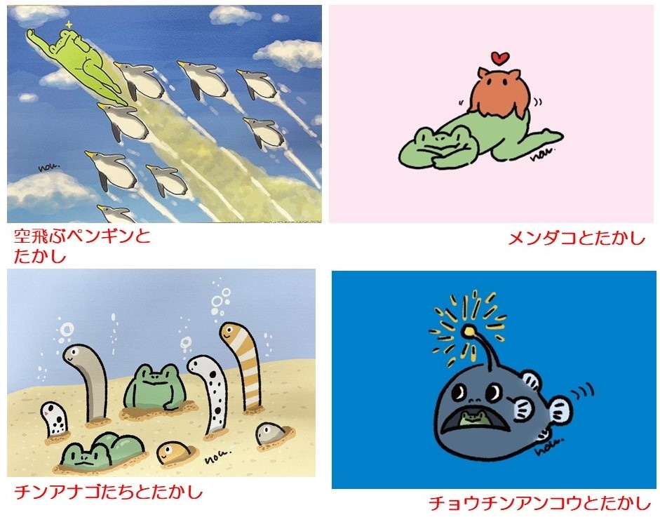 カエルのたかしくん ポストカード（各種） | サンシャイン水族館