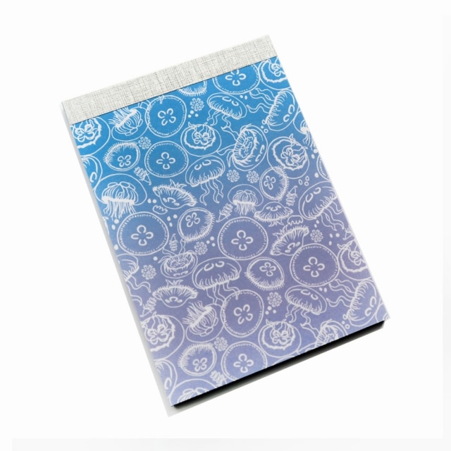 ブルージェリーフィッシュ ミズクラゲ柄ミニメモ帳 | サンシャイン