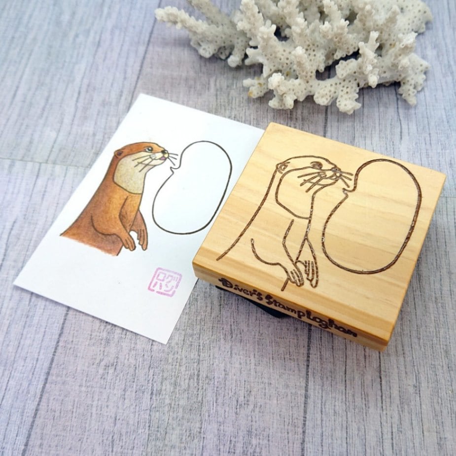 カワウソスタンプ E | サンシャイン水族館 online shop