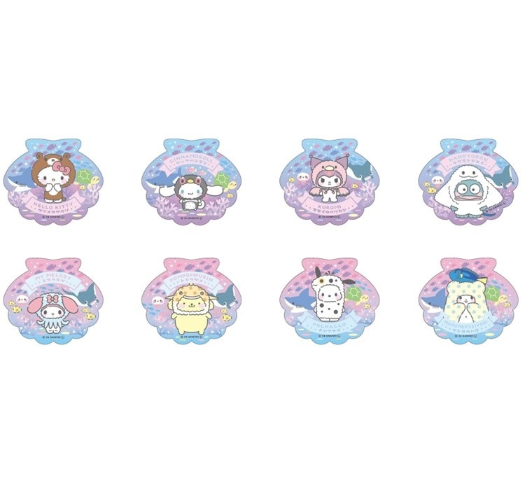 水族館オリジナル】サンリオキャラクターズ ステッカー(全8種)※種類は