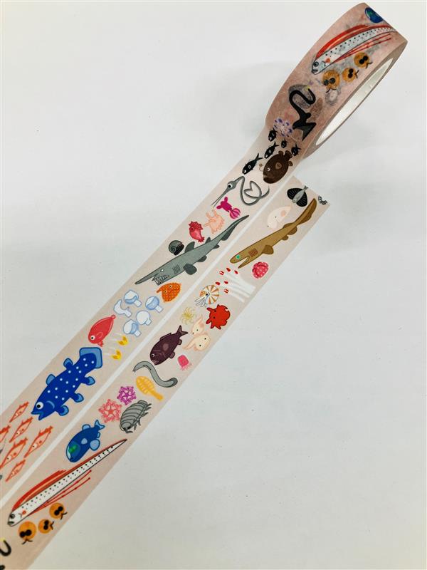 深海生物のマスキングテープ | サンシャイン水族館 online shop