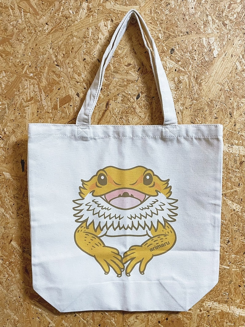 フトアゴヒゲトカゲ巾着