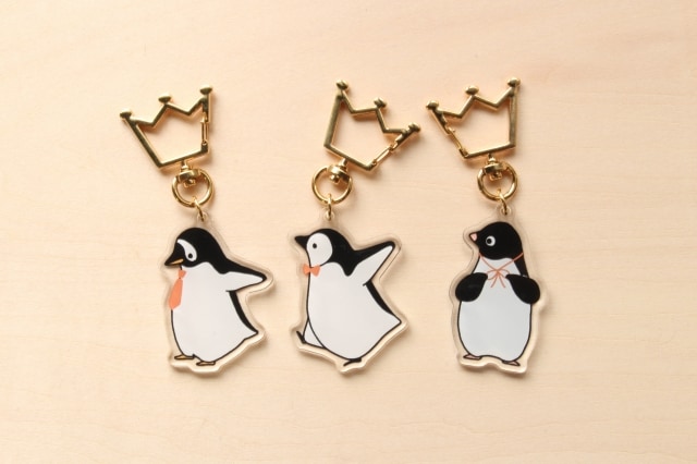 ペンギン賞品③ おでかけペンギンアクリルストラップ （3種） | サンシャイン水族館