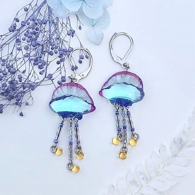 カツオノエボシ ピアス/イヤリング | サンシャイン水族館 online shop