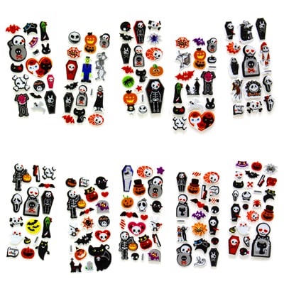 ハロウィン ミニステッカー 50個セット