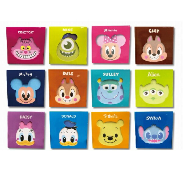 ディズニー　アトラクションメモ　ダイカット ディズニーダイカット付箋メモTP 24個セット