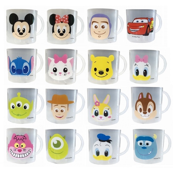 ディズニー顔柄プラコップ 16個セット