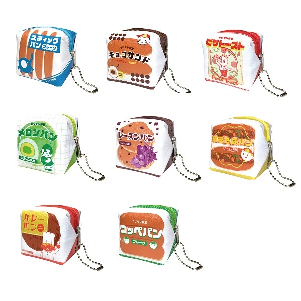 レトロ菓子パンcubeポーチ 16個セット