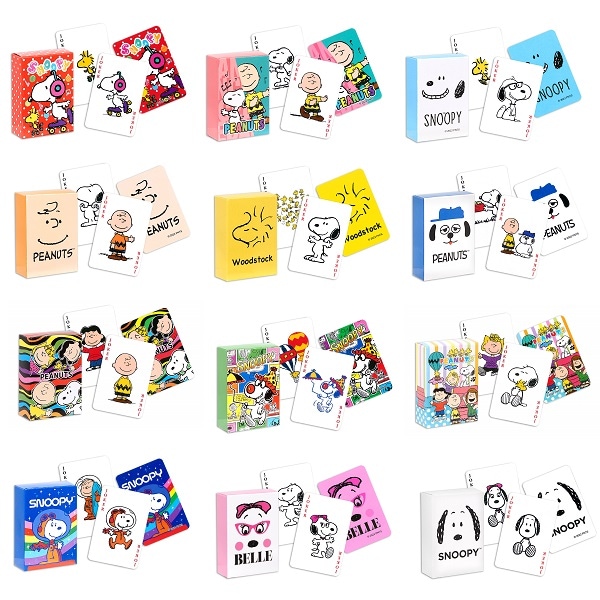 スヌーピーカラフルミニトランプ 25個セット|お祭り景品 縁日おもちゃ